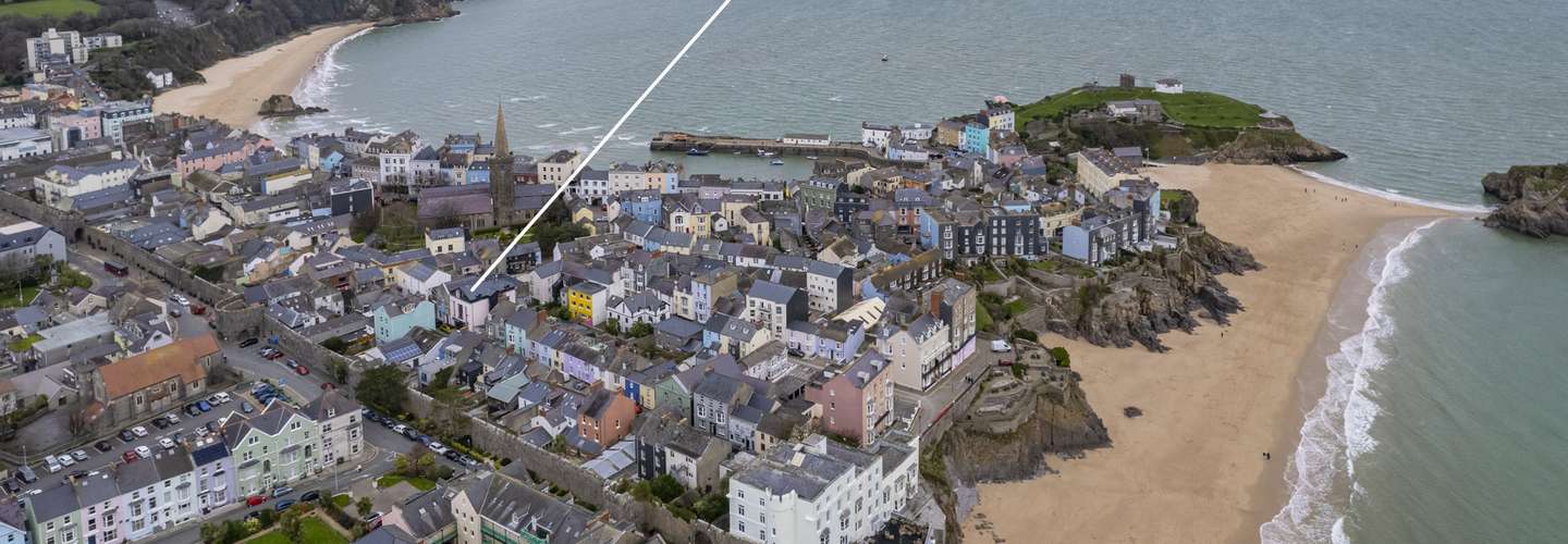 Billycan Penthouse - Tenby town, close to beaches and shops