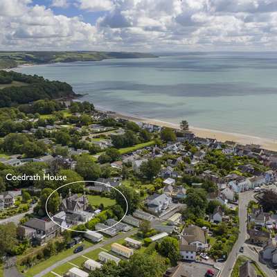Coedrath House - Country Manor, Log Burner, Sea Views