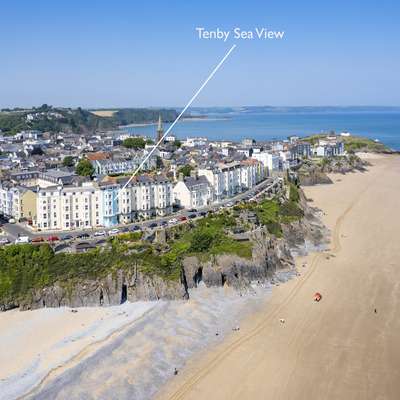 Tenby Sea View - Heart of Tenby, elevated sea views